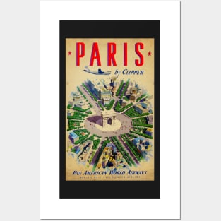 Retro poster - travel - vintage - Paris Posters and Art